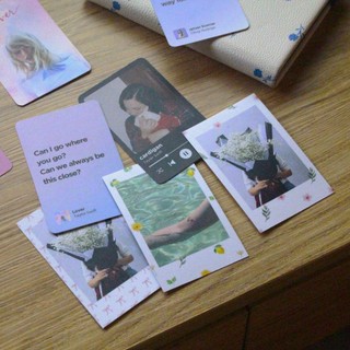 card NFC Spotify/Apple Music custom 2 mặt hình ảnh tự chọn có bo góc trang trí ốp lưng, journal nhiều kích cỡ