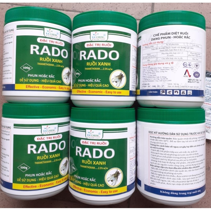 Thuốc diệt Ruồi RaDo hộp 500gam