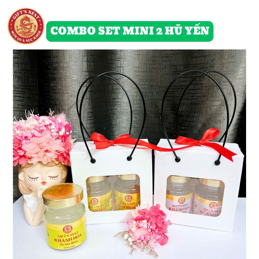 [COMBO SETMINI] COMBO SET MINI GIFT'S NEST KHÁNH HÒA 30%-35% YẾN - 70ml