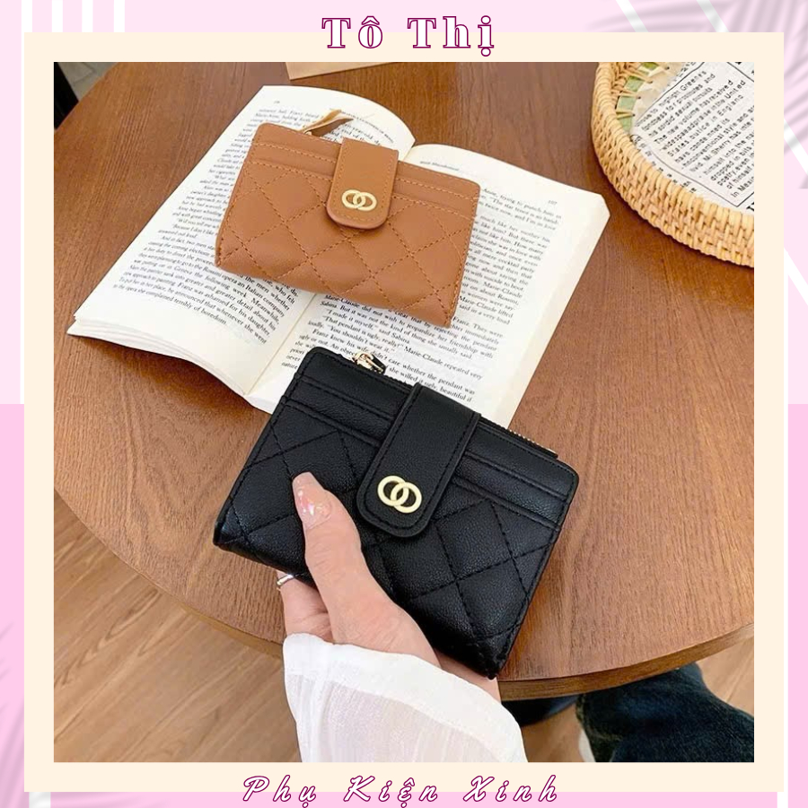 Ví da nữ trần trám nhiều ngăn cực xinh - Tô Thị