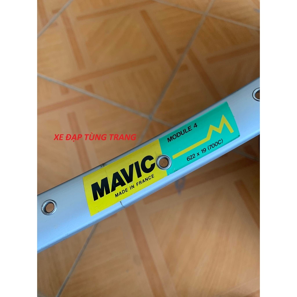 Cặp VÀNH / NIỀNG MAVIC xe đạp 700C Module4 PHÁP Made in France Sưu Tầm 100năm[ chưa qua sử dụng ]