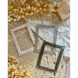 Unistudio | Set 10c Diecut Paper Khung Chữ Nhật