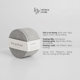 BST nến thơm mini bowl Car pe di em phong cách tối giản, hiện đại, minimal