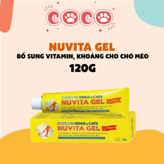 Gel Dinh Dưỡng Cho Chó Mèo Vemedim Nuvita Gel Tuýp 120g Giúp Bổ Sung Dinh Dưỡng, Khoáng, Vitamin Cho Thú Cưng - CoCoPets