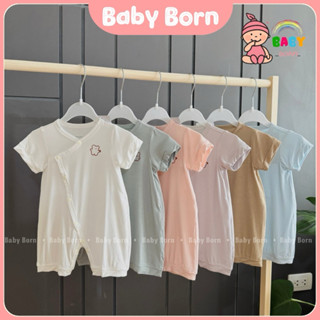 Body đùi cài lệch Anminaza chất sợi tre mềm mát, mịn mướt cho bé sơ sinh đến 12m AMI0174 Baby Born shop
