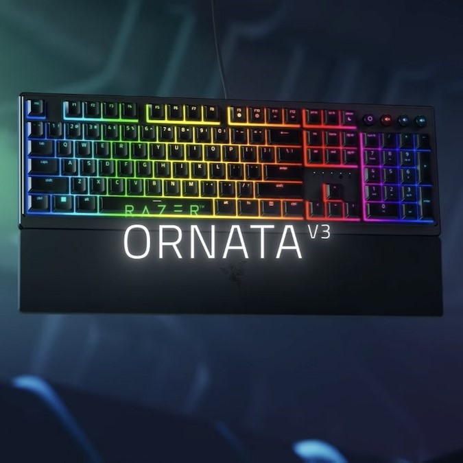 [New, Original] Bàn phím Razer Ornata V3 - Low-profile Mecha-Membrane RGB Keyboard