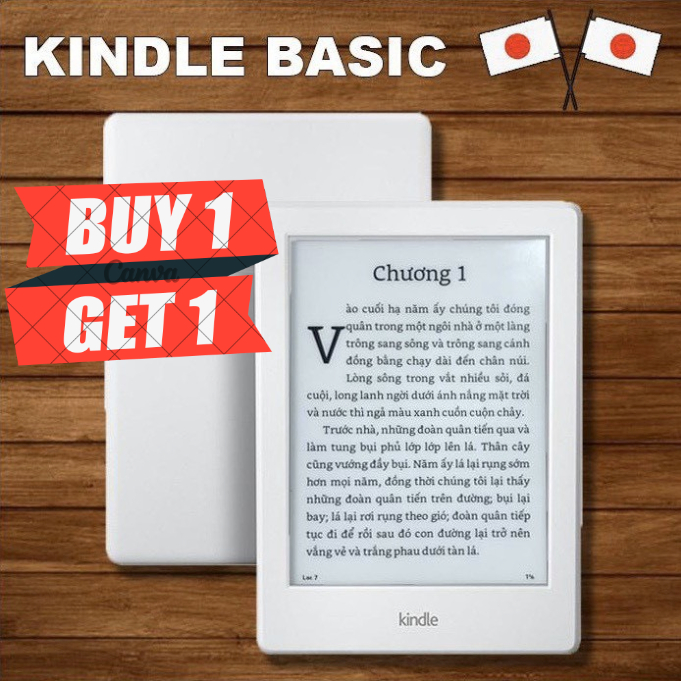 Máy Đọc Sách Kindle Basic Máy Cũ Xuất Xứ Nhật Bản