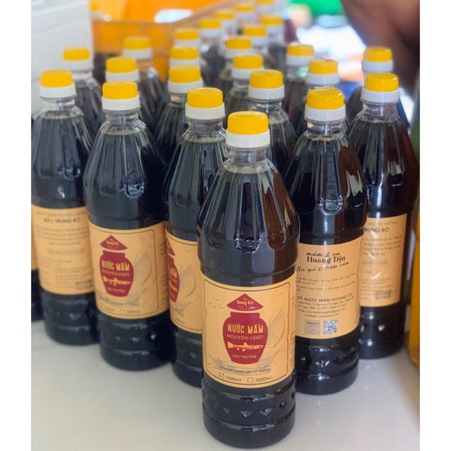 Nước Mắm Nguyên Chất Ủ 12 Tháng (Chai nhựa 1 lít)