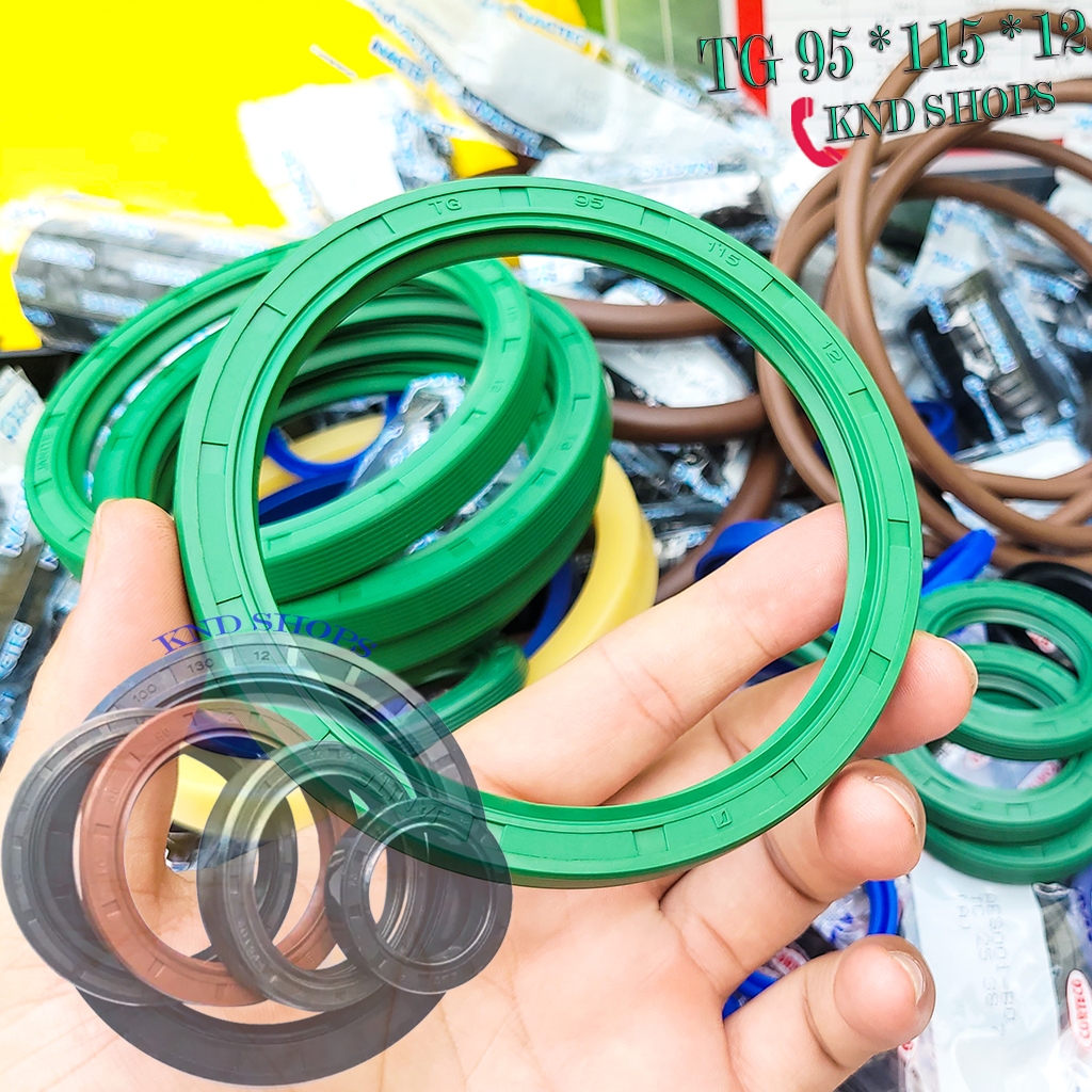 Phớt dầu Janite TG 95*115*12, Phớt chặn nhớt trục hộp giảm tốc chuyên cho máy cán thức ăn và trục cá