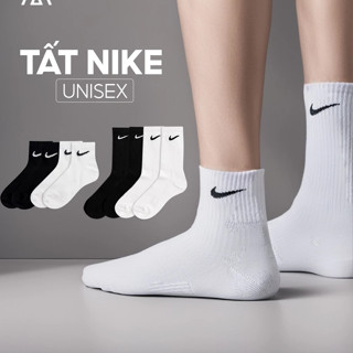 Tất Vớ Thể Thao Nam Nữ Nike Cổ Cao Cổ Lửng Cổ Lững Thoáng Khí Cotton Co GIÃN Unisex