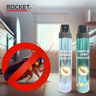 [ SIÊU RẺ ] Xịt côn trùng , xịt muỗi  Rocket hương chanh 660ml
