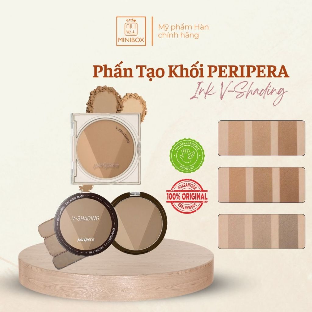 Phấn Tạo Khối PERIPERA Ink V-Shading 9.5g