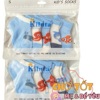 Set 5 Vớ Chân Cho Bé Sơ Sinh Mềm Mịn (nhiều mẫu)
