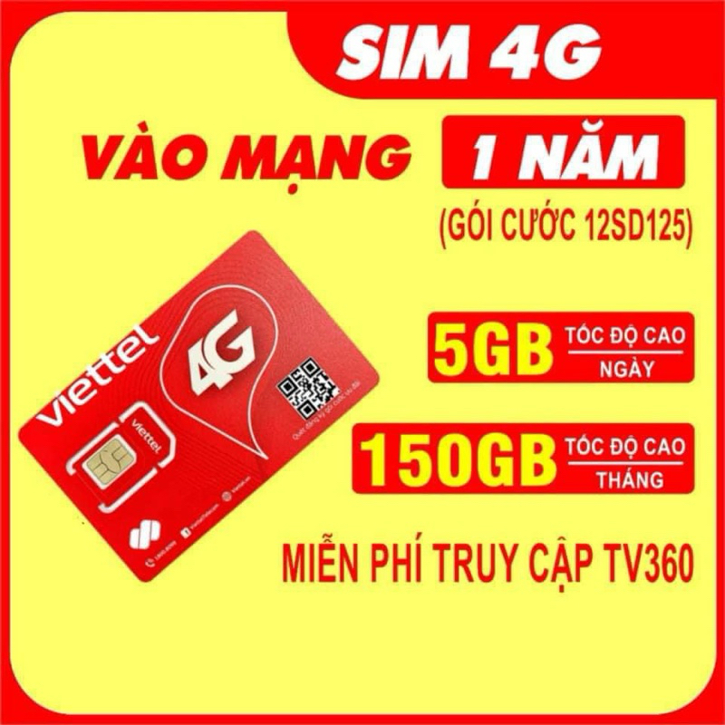 sim viettel vào mạng 1 năm miễn phí
