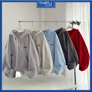 Áo Khoác Hoodie Zip Nam Nữ Unisex Form Rộng Chất Nỉ Dày Dặn Thiết Kế 4 Túi Trẻ Trung Thêu Chữ Desuu