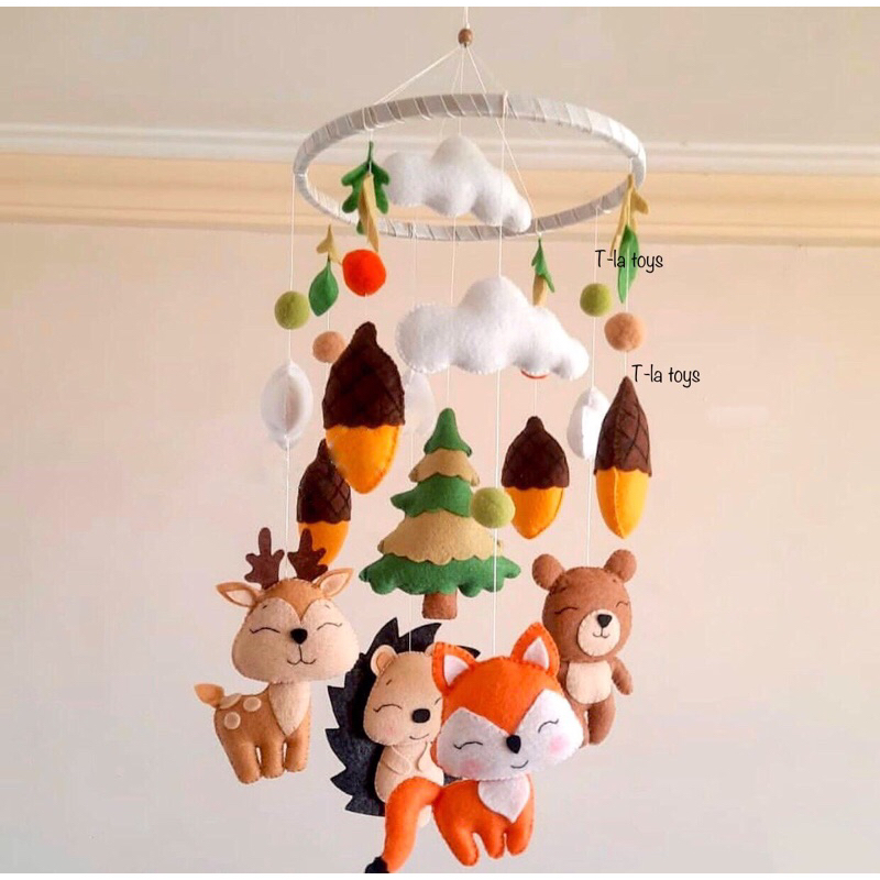 Treo nôi cáo, gấu, thỏ nhím