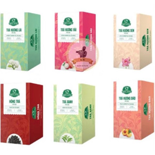 Mẫu mới - Trà Túi Lọc Phúc Long túi lọc Đủ Vị 2g x 25 gói - Lài Sen Đào Hoa Hồng Olong Vải Trà Xanh Hồng trà