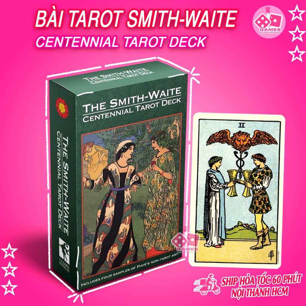 Bài Tarot Smith - Waite Centennial Edition bản đẹp, rõ nét, kèm hướng dẫn chi tiết