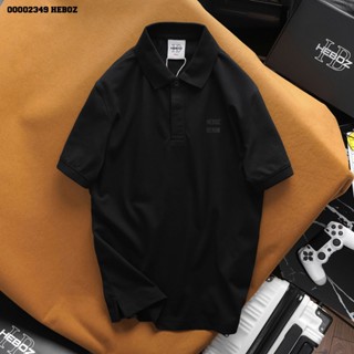 Áo polo basic dấu cúc Heboz 3M, áo thun nam cổ bẻ vải cotton co giãn - 00002349