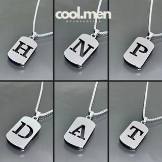  Vòng Cổ Dây Chuyền Nam Nữ Mặt Chữ Cái 24 Ký Tự Làm Bằng Titan Không Gỉ Cá Tính Thời Trang Cực Ngầu Coolmen 