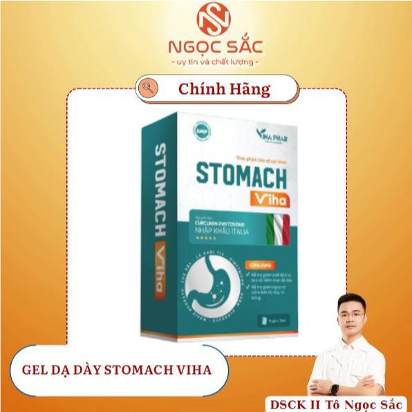 GEL DẠ DÀY STOMACH VIHA - Hỗ trợ giảm acid dịch vị, bảo vệ niêm mạc dạ dày
