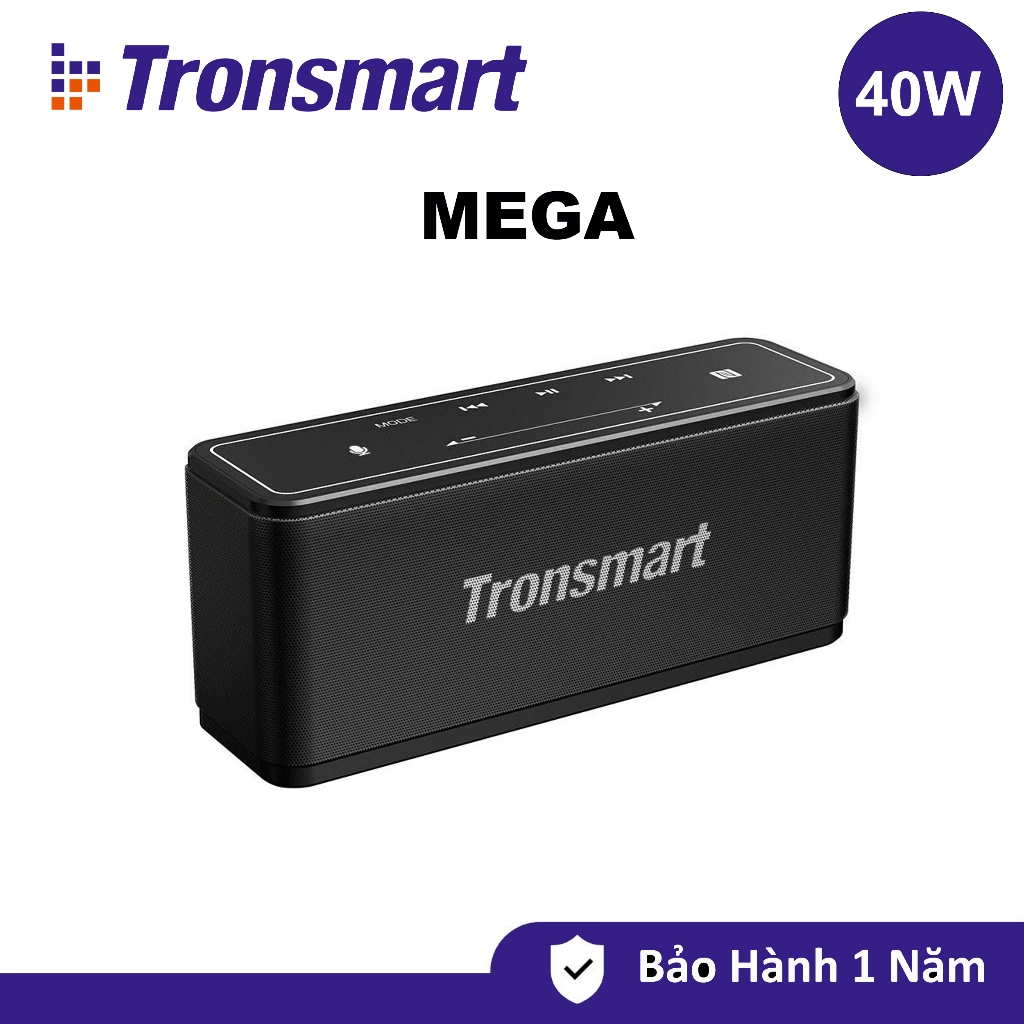 [Mã ELMS9 giảm 6% đơn 300K] Loa Bluetooth Tronsmart Element Mega Bluetooth 5.0 Công suất 40W - BẢO HÀNH 12 THÁNG