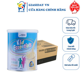 [HSD 2026][THÙNG] Sữa Kid Essentials Nestle Úc Vị Vani - Sữa Bột Công Thức 800g