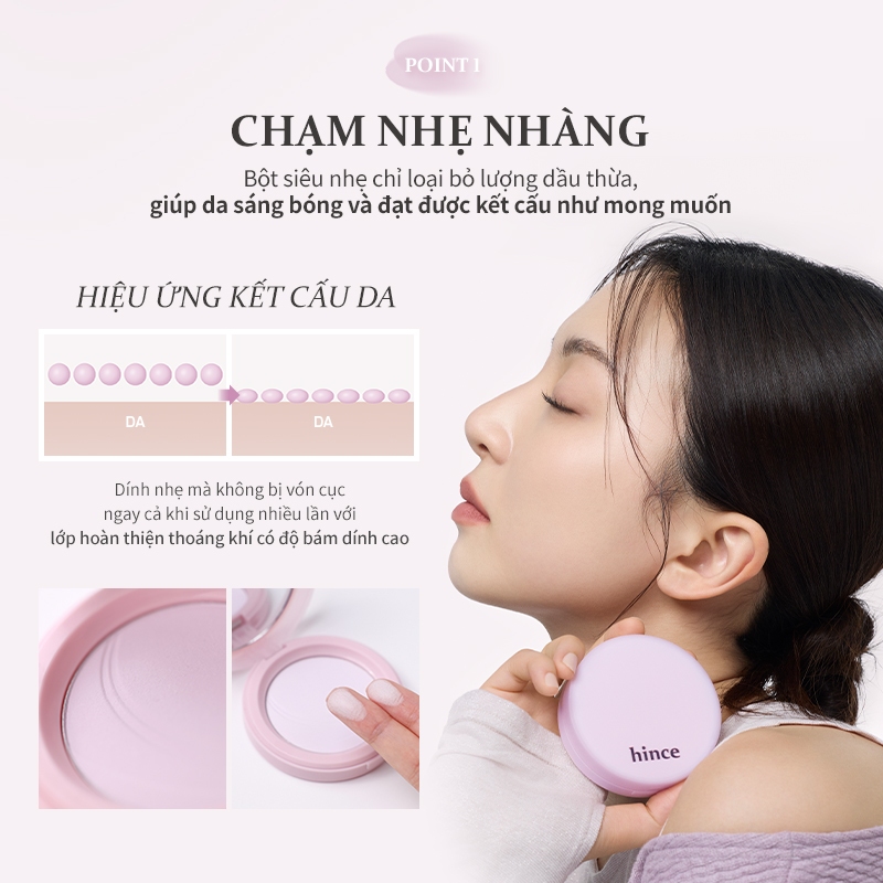 Phấn phủ mỏng nhẹ hince Second Skin Airy Powder 12g