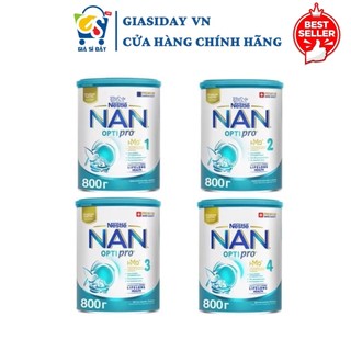  HSD 2027  Sữa Nan Nga Optipro Nestle Số 1 2 3 4 - Sữa Bột Công Thức 800g 