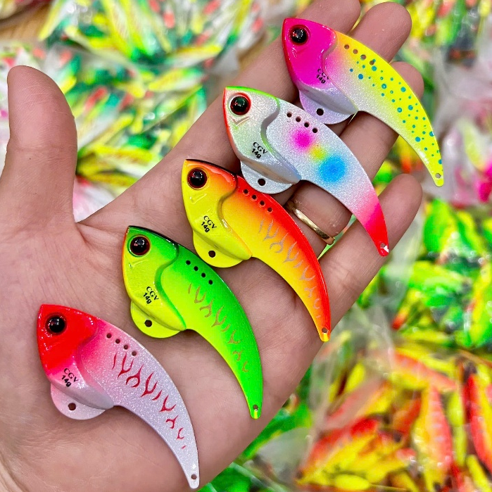 PHÔI cá sắt FISHEN CGV 10g, 14g câu lure lóc, sộp, trê, nheo ( phôi không kèm lưỡi )