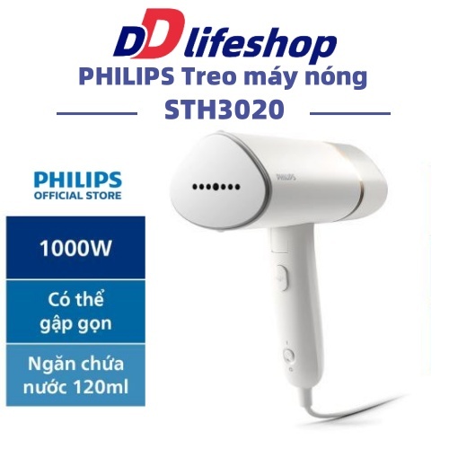 Bàn ủi hơi nước cầm tay STH1000 /10|900W|nhỏ gọn ngăn chứa nước 85ml có thể tháo