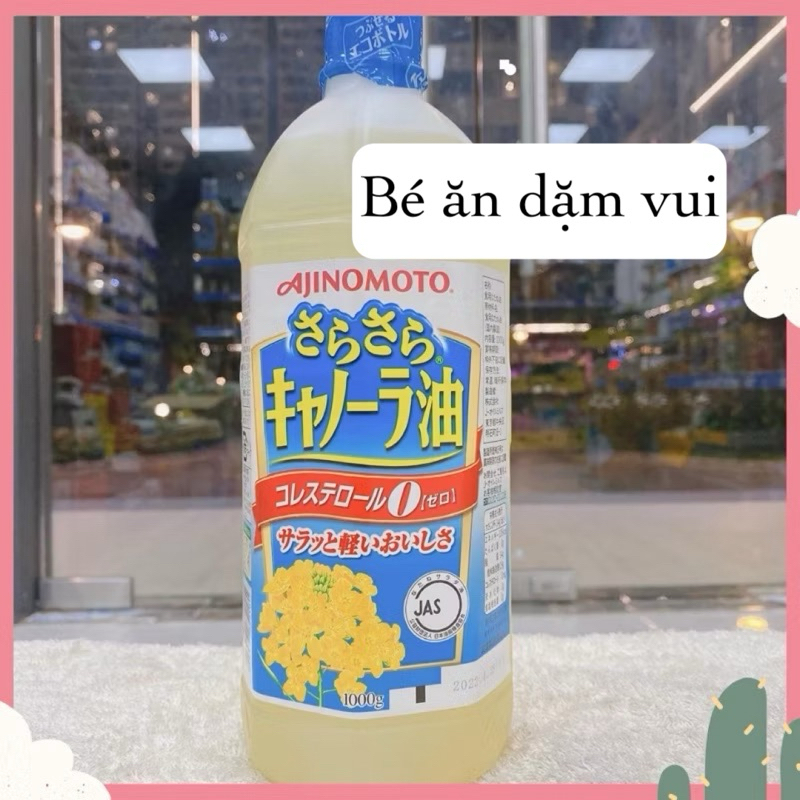 Dầu ăn hạt cải nội địa Nhật Bản