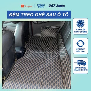 Đệm Xe Ô Tô, Đệm Giường Ô Tô, Giường Ghế Sau Ô Tô Da Cao Cấp, Gấp Gọn Thông Minh