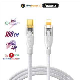 Dây sạc nhanh 30w Type C to L Remax C171 cho 14 Pro max trở xuống - Phúc Phụ Kiện Bảo hành 12 tháng