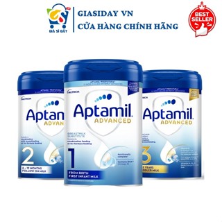 [Date 2027] Sữa Aptamil Advanced UK Anh Quốc Số 1,2,3 - Sữa Bột Công Thức 800g