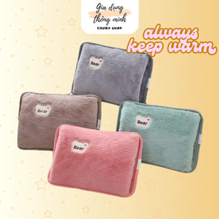Túi chườm nóng, túi sưởi đau bụng gấu bear cắm điện Chuby Shop