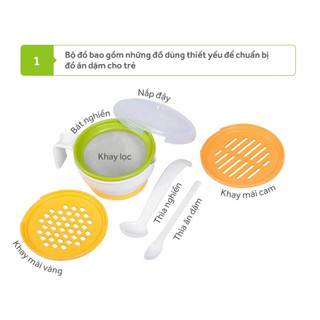 Combi Bộ chế biến ăn dặm đầy đủ cho bé - Hàng chính hãng