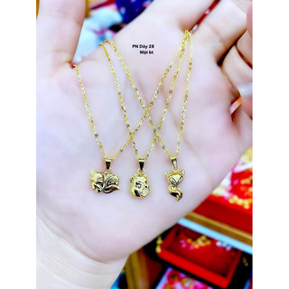mặt hồ ly hàng dập nhẹ - xi mạ