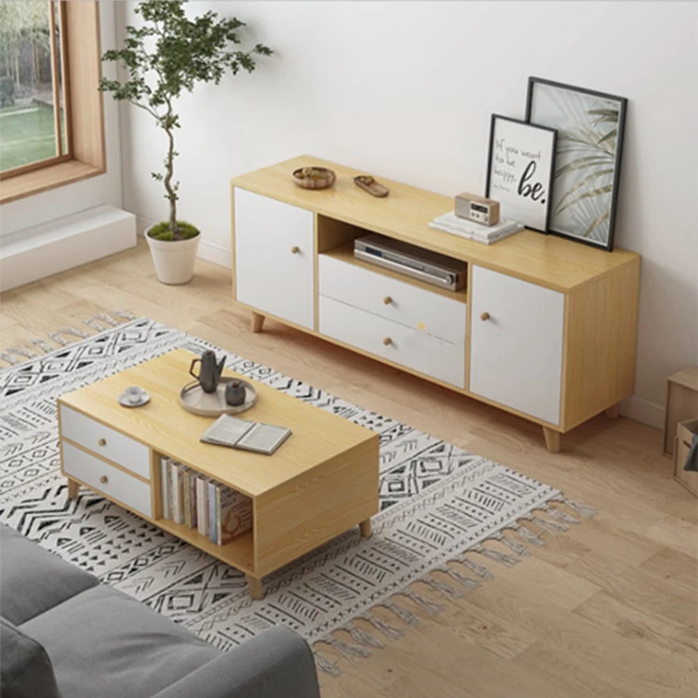 Kệ tivi phòng khách KÍN LƯNG phong cách Bắc Âu