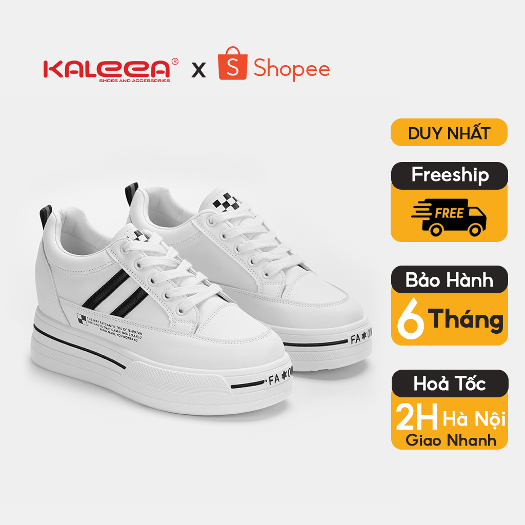 Giày Thể Thao Nữ Độn Đế Đế Cao 7p - Kaleea T88