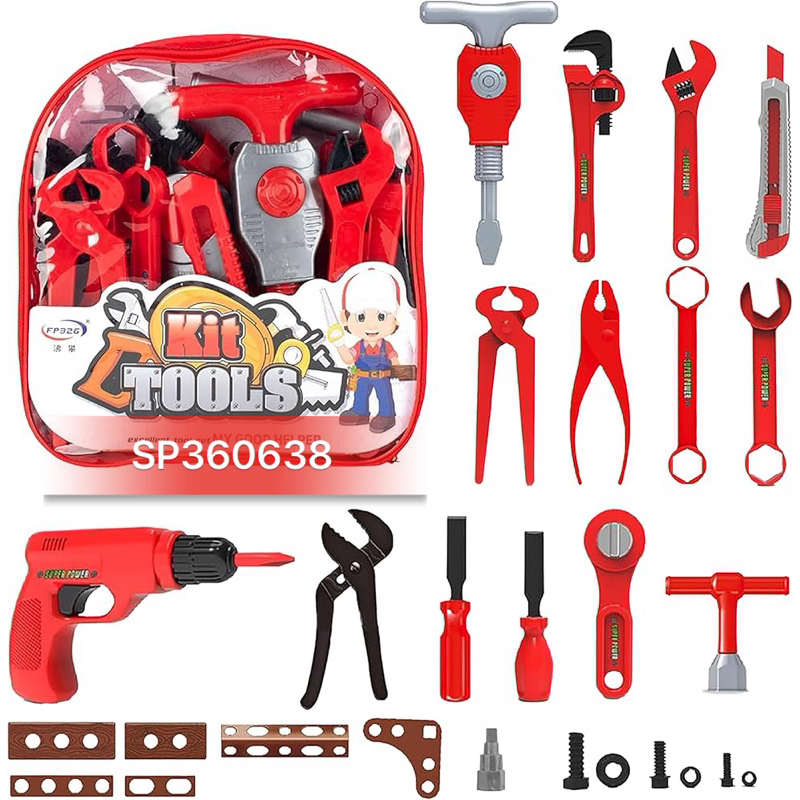 Túi balo kềm búa, khoan, cưa kit tools, 326-C46 -SP360638