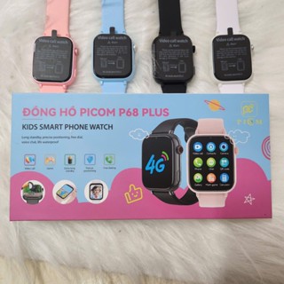 Đồng hồ thông minh trẻ em PICOM P68 plus lắp sim 4G. Định vị. Gọi VIDEO call.có đèn pin và game