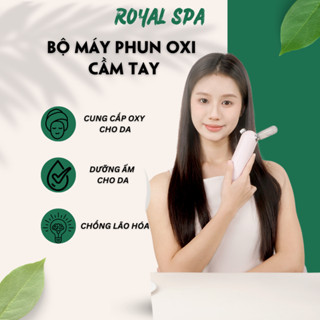 Bộ máy phun oxi cầm tay thiết bị làm đẹp phun sương áp suất cao làm sạch da, dưỡng ẩm, làm dịu và trẻ hóa da CSSSD105