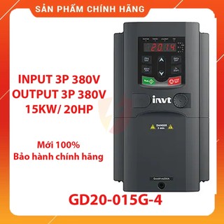 Biến tần vào 3 pha 380vac ra 3 pha 380v, công suất 18kw - 25hp, gd20-018g-4