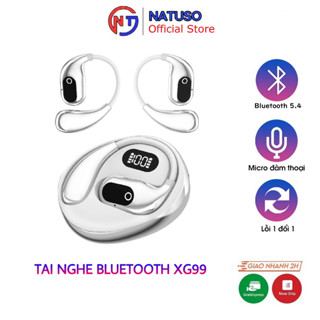 Tai Nghe Bluetooth 5.4 Không Dây Thể Thao Điện Thoại Chống Nước Hifi Có Đèn Led Micro Khử Tiếng Ồn - Natuso XG99