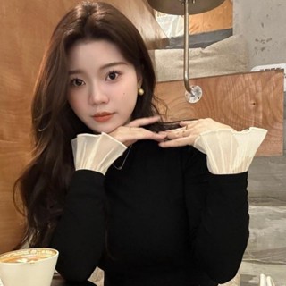 Áo tay tơ điệu đà kiểu dáng basic peonyb - Thun dài tay dáng ôm body bánh bèo tiểu thư hotgirl thu đông đẹp - ATH190