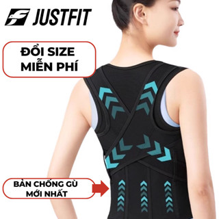 Đai chống gù lưng nữ JUSTFIT nẹp thẳng lưng, hỗ trợ chỉnh thẳng dáng, định hình lưng cho nam nữ