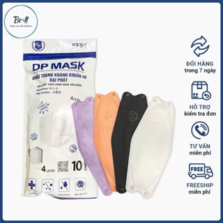  Set 100 cái khẩu trang KF94 Đại Phát giúp ngăn ngừa giọt bắn chứa vi khuẩn tia UV và tia cực tím hiệu quả 