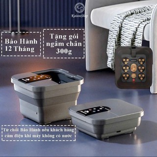 Bồn ngâm massage chân CHIGO gấp gọn con lăn tự động, màn hình cảm ứng bảo hành 12 tháng