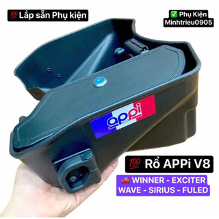 Rổ Nhựa Appi V8 Gắn WINNER V1 - WINNER X - EXCITER 135/150/155 - SIRIUS - WAVE RSX - FUTURE LED